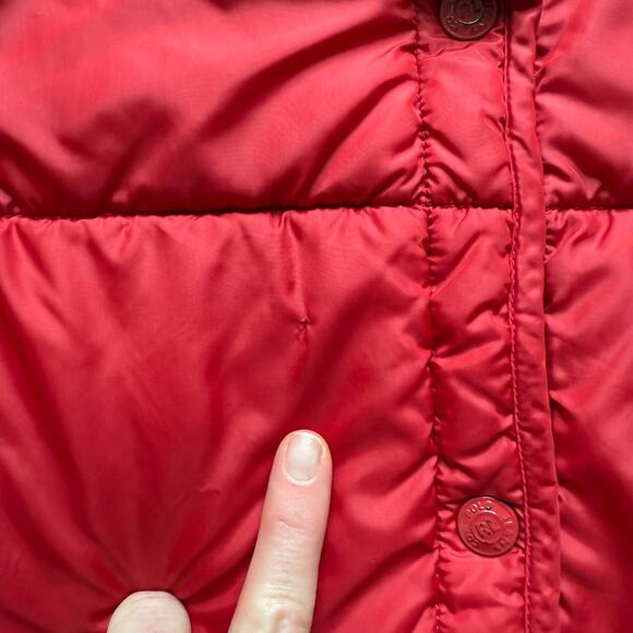 Polo Jeans Co Ralph Lauren Red Puffer Vest Women’s Medium 90s Y2K - Picture 9 of 12